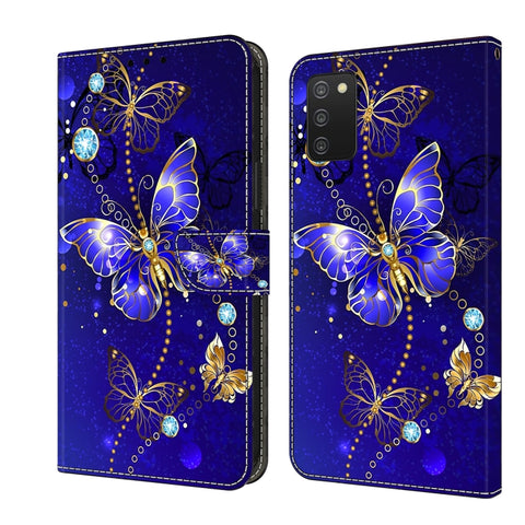 Crystal 3D Shockproof Protective Leather Phone Case, For Samsung Galaxy A53, For Samsung Galaxy A03s