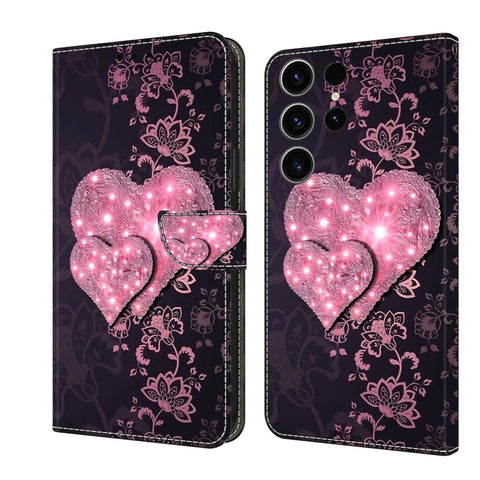 Crystal 3D Shockproof Protective Leather Phone Case, For Samsung Galaxy A23 5G, For Samsung Galaxy S23 FE 5G