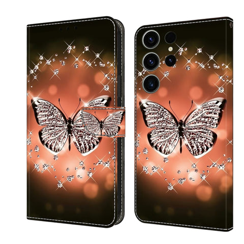 Crystal 3D Shockproof Protective Leather Phone Case, For Samsung Galaxy A23 5G, For Samsung Galaxy S23 FE 5G