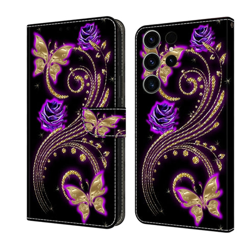 Crystal 3D Shockproof Protective Leather Phone Case, For Samsung Galaxy A23 5G, For Samsung Galaxy S23 FE 5G