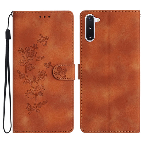 Flower Butterfly Embossing Pattern Leather Phone Case, For Samsung Galaxy A71 4G, For Samsung Galaxy A51 4G, For Samsung Galaxy A20s, For Samsung Galaxy Note10, For Samsung Galaxy Note10+, For Samsung Galaxy A20e, For Samsung Galaxy A70                ...