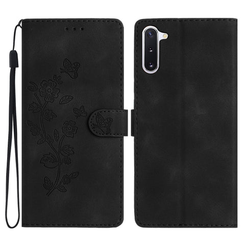 Flower Butterfly Embossing Pattern Leather Phone Case, For Samsung Galaxy A71 4G, For Samsung Galaxy A51 4G, For Samsung Galaxy A20s, For Samsung Galaxy Note10, For Samsung Galaxy Note10+, For Samsung Galaxy A20e, For Samsung Galaxy A70                ...