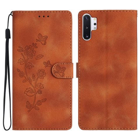 Flower Butterfly Embossing Pattern Leather Phone Case, For Samsung Galaxy A71 4G, For Samsung Galaxy A51 4G, For Samsung Galaxy A20s, For Samsung Galaxy Note10, For Samsung Galaxy Note10+, For Samsung Galaxy A20e, For Samsung Galaxy A70                ...