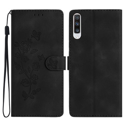 Flower Butterfly Embossing Pattern Leather Phone Case, For Samsung Galaxy A10 / M10, For Samsung Galaxy A20 / A30, For Samsung Galaxy A50, For Samsung Galaxy S10e, For Samsung Galaxy S10+, For Samsung Galaxy S10