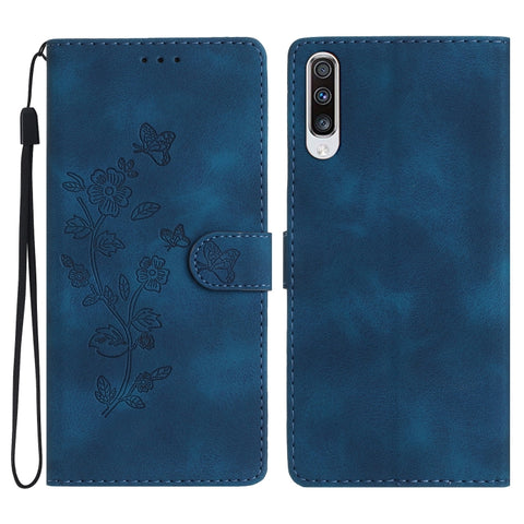 Flower Butterfly Embossing Pattern Leather Phone Case, For Samsung Galaxy A71 4G, For Samsung Galaxy A51 4G, For Samsung Galaxy A20s, For Samsung Galaxy Note10, For Samsung Galaxy Note10+, For Samsung Galaxy A20e, For Samsung Galaxy A70                ...