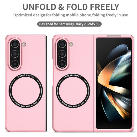 Magsafe Magnetic Folding PC Phone Case, For Samsung Galaxy Z Fold6 5G, For Samsung Galaxy Z Fold5, For Samsung Galaxy Z Flip5 5G