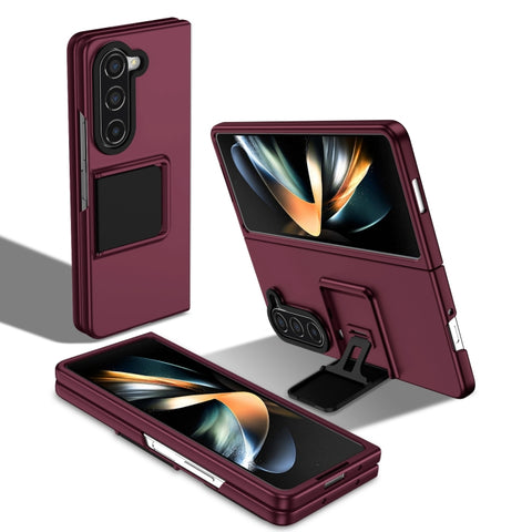 Three-dimensional Folding Holder PC Phone Case, For Galaxy Z Fold8 5G, For Galaxy Z Fold8 Ultra 5G, For Galaxy Z Flip8 5G, For Galaxy Z Fold7 5G, For Galaxy Z Flip7 5G, For Samsung Galaxy Z Flip6 5G, For Samsung Galaxy Z Fold6 5G                       ...