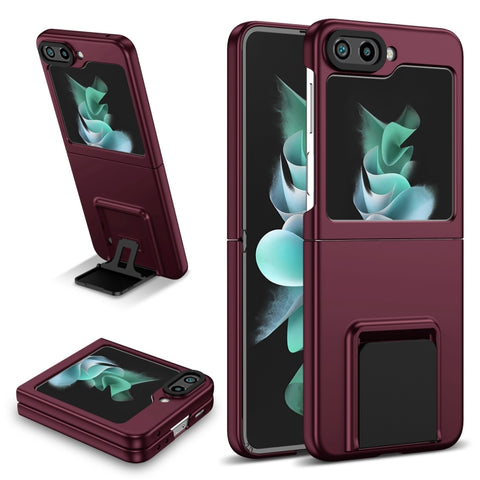 Three-dimensional Folding Holder PC Phone Case, For Galaxy Z Fold8 5G, For Galaxy Z Fold8 Ultra 5G, For Galaxy Z Flip8 5G, For Galaxy Z Fold7 5G, For Galaxy Z Flip7 5G, For Samsung Galaxy Z Flip6 5G, For Samsung Galaxy Z Fold6 5G                       ...