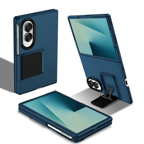 Three-dimensional Folding Holder PC Phone Case, For Galaxy Z Fold8 5G, For Galaxy Z Fold8 Ultra 5G, For Galaxy Z Flip8 5G, For Galaxy Z Fold7 5G, For Galaxy Z Flip7 5G, For Samsung Galaxy Z Flip6 5G, For Samsung Galaxy Z Fold6 5G                       ...