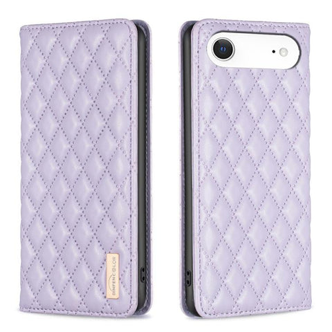 Diamond Lattice Magnetic Leather Flip Phone Case, For iPhone 18 Pro/17 Pro, For iPhone 18 Pro Max/17 Pro Max, For iPhone 17, For iPhone 17 Air, For iPhone 16 Pro Max, For iPhone 16 Pro, For iPhone 16 Plus, For iPhone 16