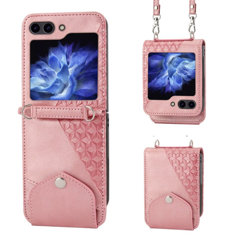 Cubic Grid Calf Texture Magnetic Leather Phone Case, For Samsung Galaxy Z Flip6 / Flip7 FE, For Samsung Galaxy Z Fold6, For Samsung Galaxy Z Fold5, For Samsung Galaxy Z Flip5