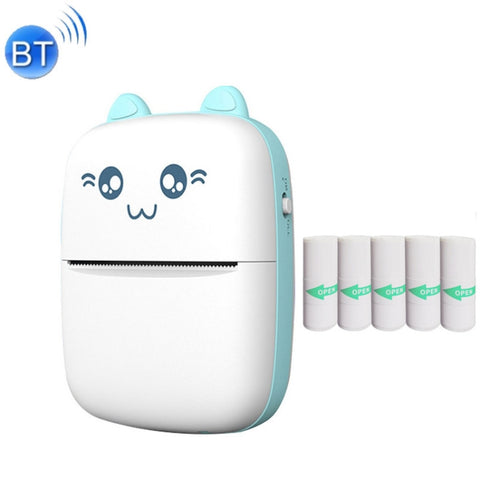 C9 Mini Bluetooth Wireless Thermal Printer, With 1 Roll Paper, With 5 Papers, With 10 Papers, With 5 Sticker Papers, With 5 Papers & 5 Sticker Papers, With 5 Papers & 5 Sticker & 3 Color Papers