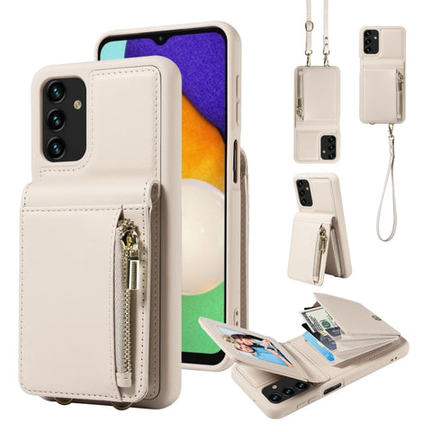 Crossbody Lanyard Zipper Wallet Leather Phone Case, For Samsung Galaxy S24 Ultra 5G, For Samsung Galaxy S23 FE 5G, For Samsung Galaxy S23 Ultra 5G, For Samsung Galaxy S23+ 5G, For Samsung Galaxy A13 4G / 5G, For Samsung Galaxy S22 Ultra 5G             ...