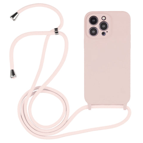 Crossbody Lanyard Liquid Silicone Case, For iPhone 16 Pro Max, For iPhone 16 Pro, For iPhone 16 Plus