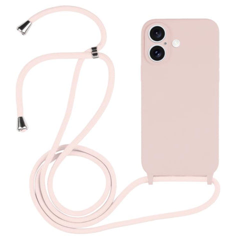 Crossbody Lanyard Liquid Silicone Case, For iPhone 17 Pro Max, For iPhone 17 Pro, For iPhone 17, For iPhone Air