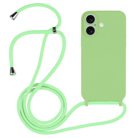 Crossbody Lanyard Liquid Silicone Case, For iPhone 17 Pro Max, For iPhone 17 Pro, For iPhone 17, For iPhone Air