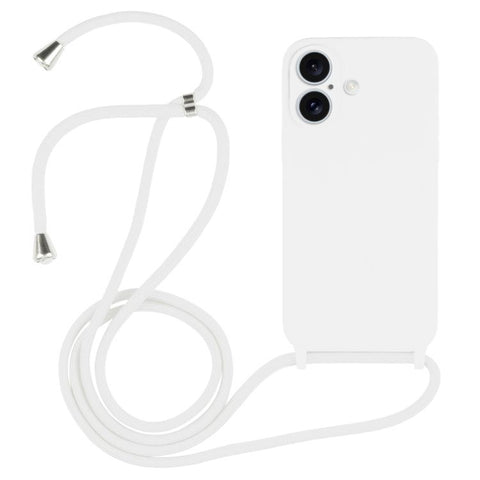 Crossbody Lanyard Liquid Silicone Case, For iPhone 17 Pro Max, For iPhone 17 Pro, For iPhone 17, For iPhone Air