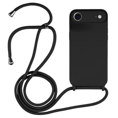 Crossbody Lanyard Liquid Silicone Case, For iPhone 17 Pro Max, For iPhone 17 Pro, For iPhone 17, For iPhone Air