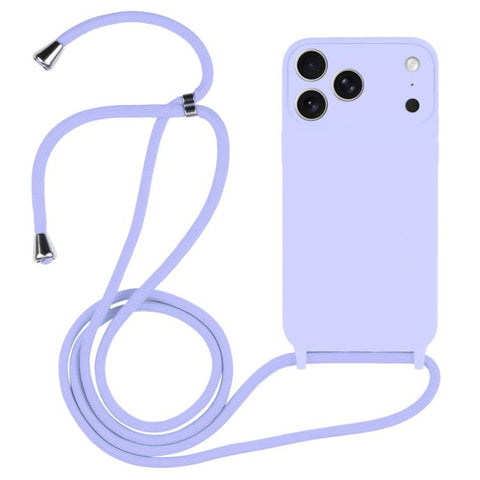 Crossbody Lanyard Liquid Silicone Case, For iPhone 17 Pro Max, For iPhone 17 Pro, For iPhone 17, For iPhone Air