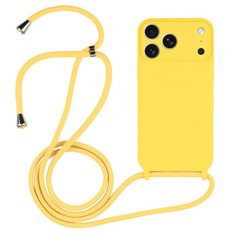 Crossbody Lanyard Liquid Silicone Case, For iPhone 17 Pro Max, For iPhone 17 Pro, For iPhone 17, For iPhone Air