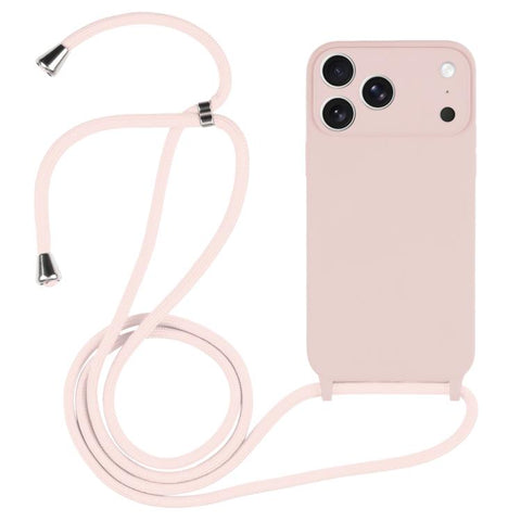 Crossbody Lanyard Liquid Silicone Case, For iPhone 17 Pro Max, For iPhone 17 Pro, For iPhone 17, For iPhone Air