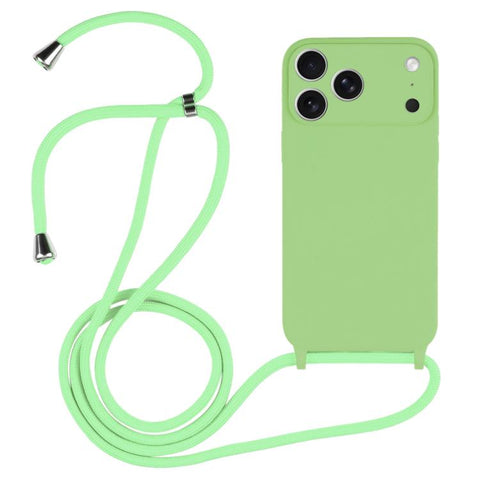 Crossbody Lanyard Liquid Silicone Case, For iPhone 17 Pro Max, For iPhone 17 Pro, For iPhone 17, For iPhone Air