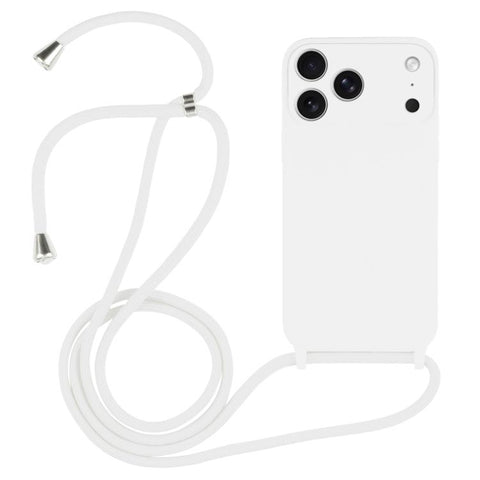 Crossbody Lanyard Liquid Silicone Case, For iPhone 17 Pro Max, For iPhone 17 Pro, For iPhone 17, For iPhone Air