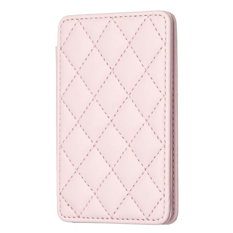 BFK05 Rhombus Pattern Card Bag Mobile Phone Back Sticker