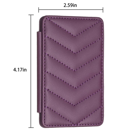 BFK02 Wave Pattern Card Bag Mobile Phone Back Sticker