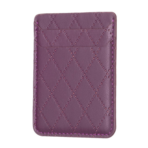 BFK11 Diamond Lattice Card Bag Mobile Phone Back Sticker