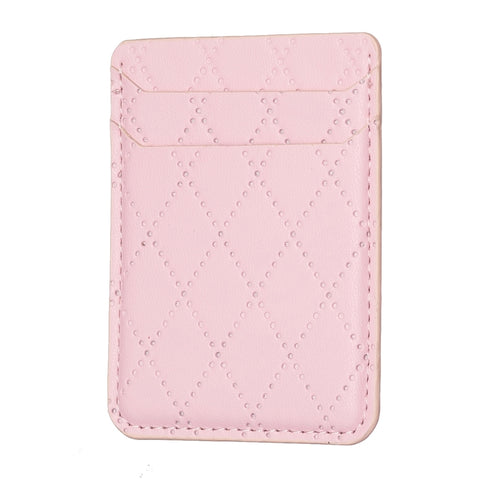 BFK11 Diamond Lattice Card Bag Mobile Phone Back Sticker