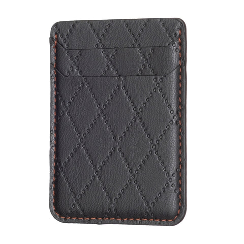 BFK11 Diamond Lattice Card Bag Mobile Phone Back Sticker