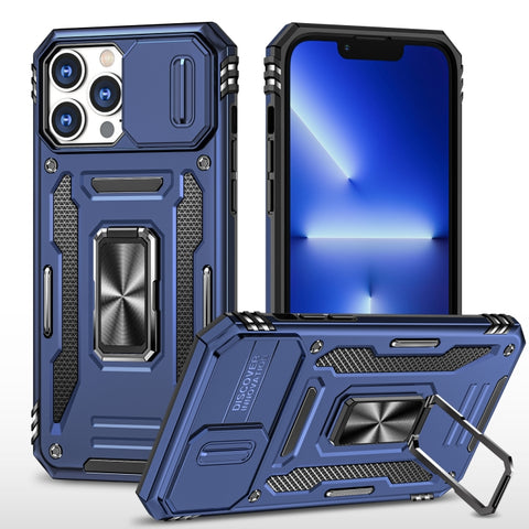 Armor PC + TPU Camera Shield Phone Case, For iPhone 16 Pro, For iPhone 16 Plus, For iPhone 16, For iPhone 15 Pro Max, For iPhone 15 Pro, For iPhone 15 Plus