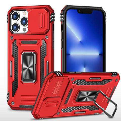 Armor PC + TPU Camera Shield Phone Case, For iPhone 16 Pro, For iPhone 16 Plus, For iPhone 16, For iPhone 15 Pro Max, For iPhone 15 Pro, For iPhone 15 Plus