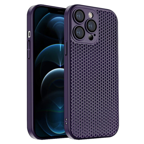 Honeycomb Radiating PC Phone Case, For iPhone 13, For iPhone 12, For iPhone 12 Pro Max, For iPhone 12 Pro, For iPhone 11 Pro Max, For iPhone 11