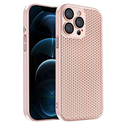 Honeycomb Radiating PC Phone Case, For iPhone 13, For iPhone 12, For iPhone 12 Pro Max, For iPhone 12 Pro, For iPhone 11 Pro Max, For iPhone 11