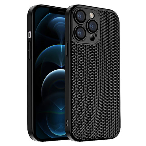 Honeycomb Radiating PC Phone Case, For iPhone 13, For iPhone 12, For iPhone 12 Pro Max, For iPhone 12 Pro, For iPhone 11 Pro Max, For iPhone 11