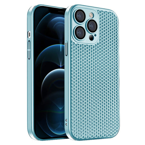 Honeycomb Radiating PC Phone Case, For iPhone 13, For iPhone 12, For iPhone 12 Pro Max, For iPhone 12 Pro, For iPhone 11 Pro Max, For iPhone 11