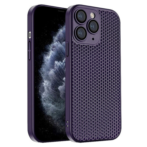 Honeycomb Radiating PC Phone Case, For iPhone 13, For iPhone 12, For iPhone 12 Pro Max, For iPhone 12 Pro, For iPhone 11 Pro Max, For iPhone 11