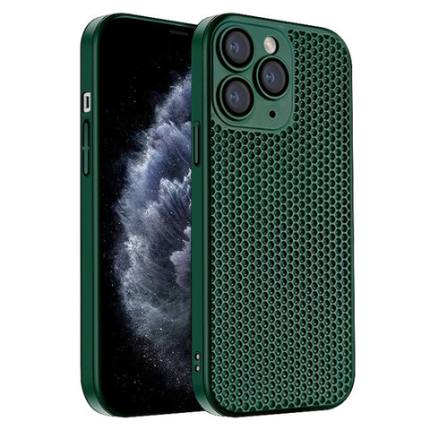 Honeycomb Radiating PC Phone Case, For iPhone 13, For iPhone 12, For iPhone 12 Pro Max, For iPhone 12 Pro, For iPhone 11 Pro Max, For iPhone 11