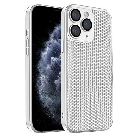 Honeycomb Radiating PC Phone Case, For iPhone 13, For iPhone 12, For iPhone 12 Pro Max, For iPhone 12 Pro, For iPhone 11 Pro Max, For iPhone 11