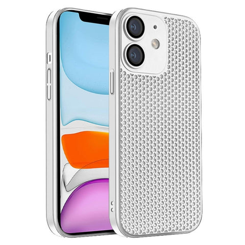 Honeycomb Radiating PC Phone Case, For iPhone 13, For iPhone 12, For iPhone 12 Pro Max, For iPhone 12 Pro, For iPhone 11 Pro Max, For iPhone 11