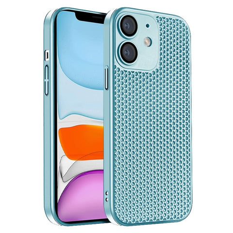 Honeycomb Radiating PC Phone Case, For iPhone 13, For iPhone 12, For iPhone 12 Pro Max, For iPhone 12 Pro, For iPhone 11 Pro Max, For iPhone 11