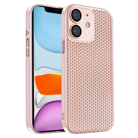 Honeycomb Radiating PC Phone Case, For iPhone 13, For iPhone 12, For iPhone 12 Pro Max, For iPhone 12 Pro, For iPhone 11 Pro Max, For iPhone 11