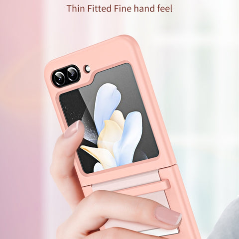 PC Skin Feel Hinge Shockproof Protective Phone Case, For Samsung Galaxy Flip5, For Samsung Galaxy Flip4