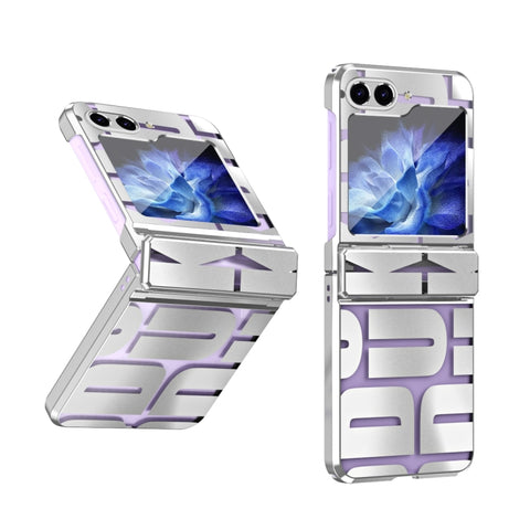 Electroplating Folding Phone Case with Hinge, For Samsung Galaxy Z Flip5 5G