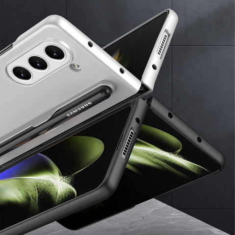 GKK Ultra-thin Full Coverage Phone Flip Case with Pen Slot, For Samsung Galaxy Z Fold5