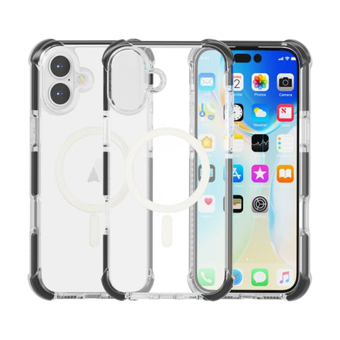 Acrylic Magsafe Magnetic Shockproof Phone Case, For iPhone Air, For iPhone 16 Pro Max, For iPhone 16 Pro, For iPhone 16 Plus, For iPhone 16