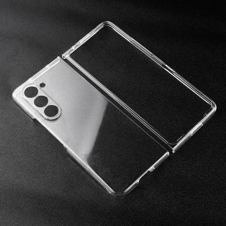 PC Transparent Shockproof Protective Phone Case, For Samsung Galaxy Z Fold5