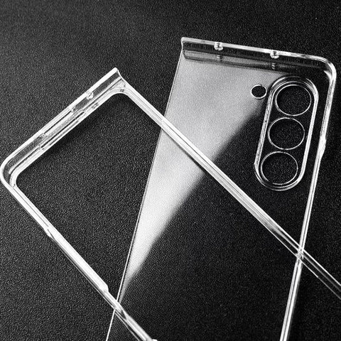 PC Transparent Shockproof Protective Phone Case, For Samsung Galaxy Z Fold5